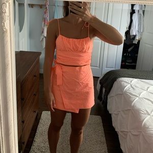 Zara skort and crop top set